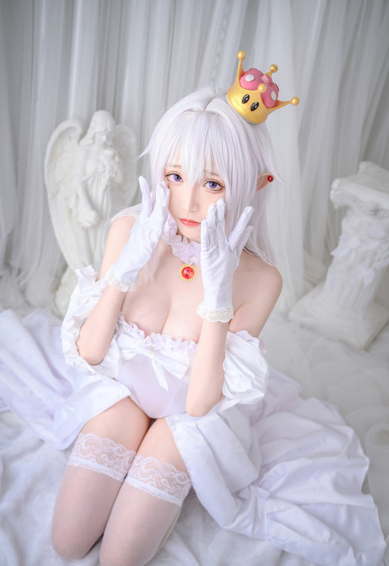 cos美女青青子极品白丝美腿玉足丝袜美图动漫美女无遮挡