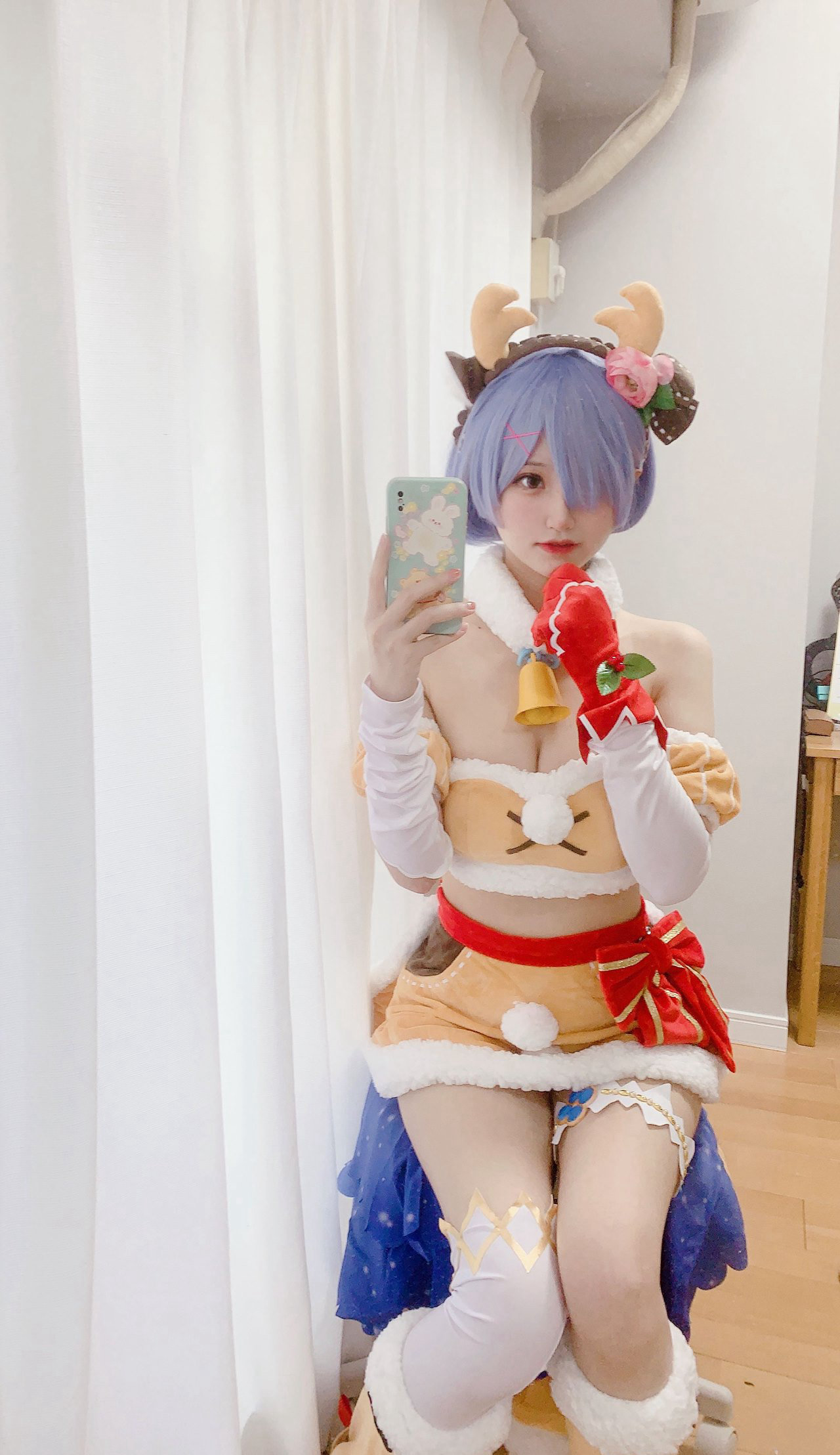 桜桃喵可爱白丝袜写真集cosplay大尺度高清落体美女