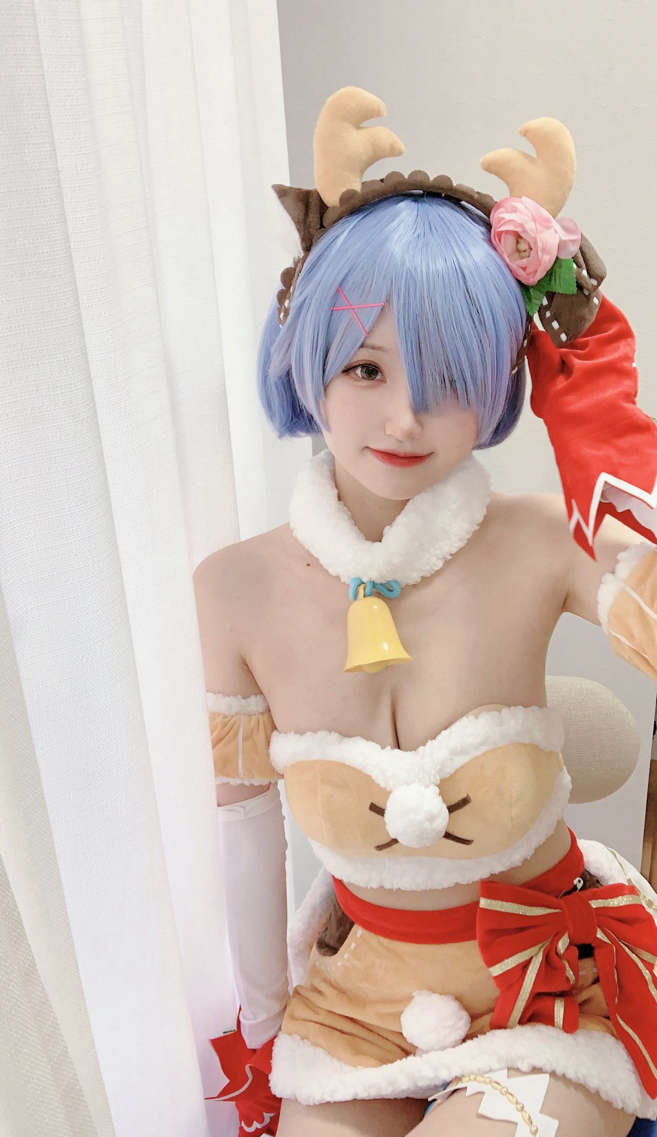 桜桃喵可爱白丝袜写真集cosplay大尺度高清落体美女