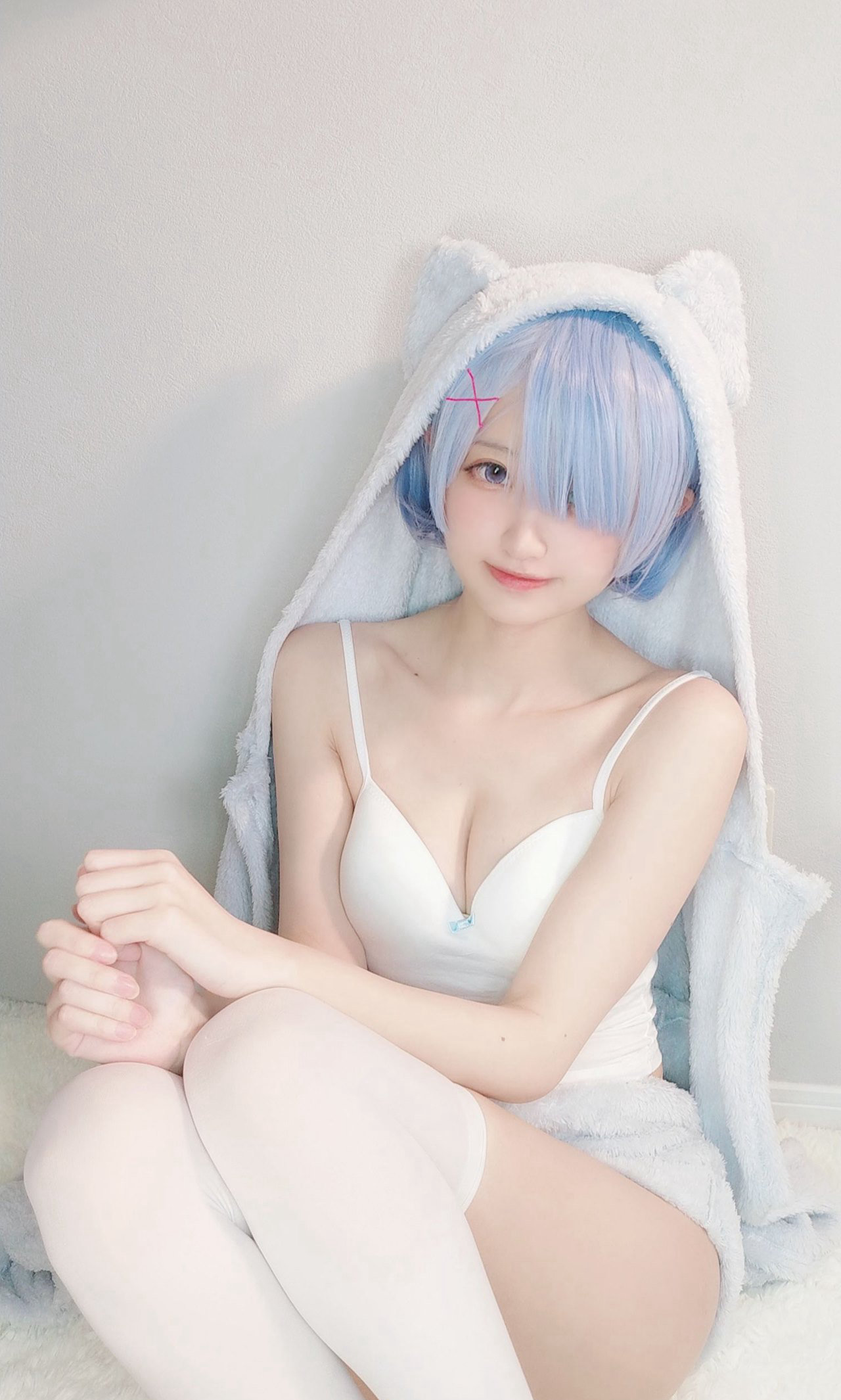 桜桃喵可爱白丝袜写真集cosplay大尺度高清落体美女