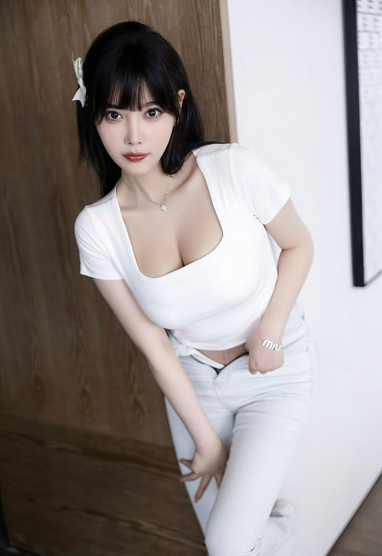 杨晨晨极品尤物mm131翘臀美女紧身牛仔性感诱惑美女图片