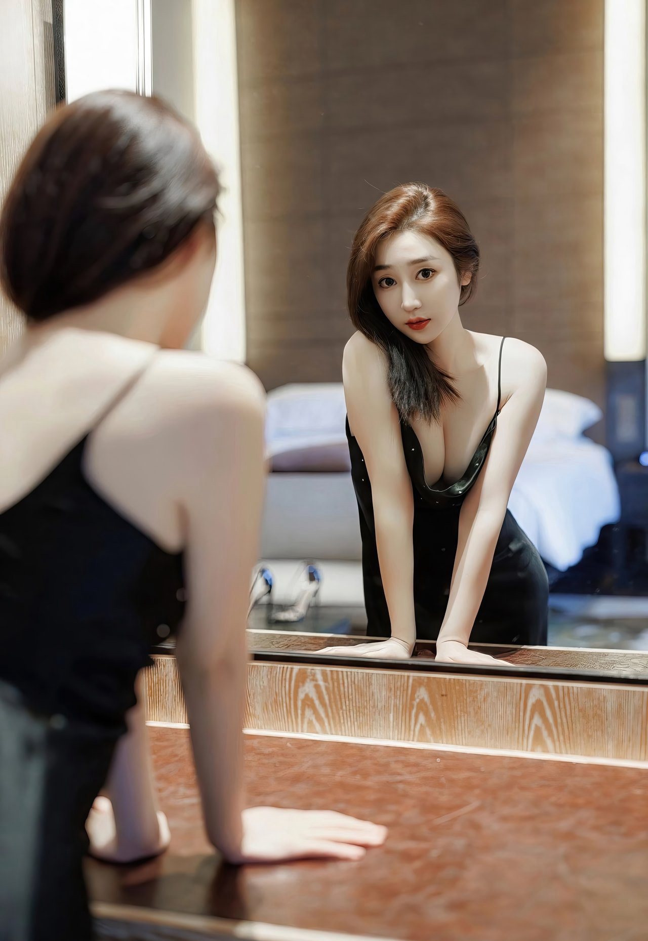 高级酒店黑丝美腿美少妇诱惑床上风骚写真套图