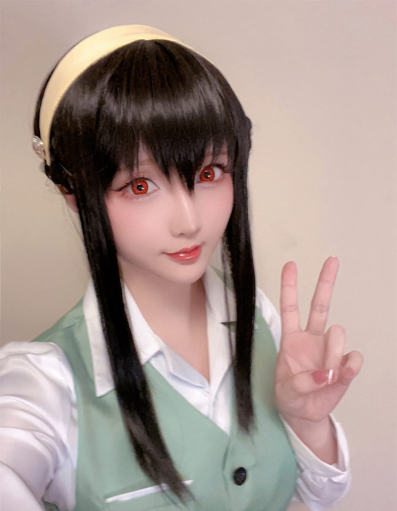 星之迟迟性感制服cosplay性感美臀丁字裤动漫美女写真