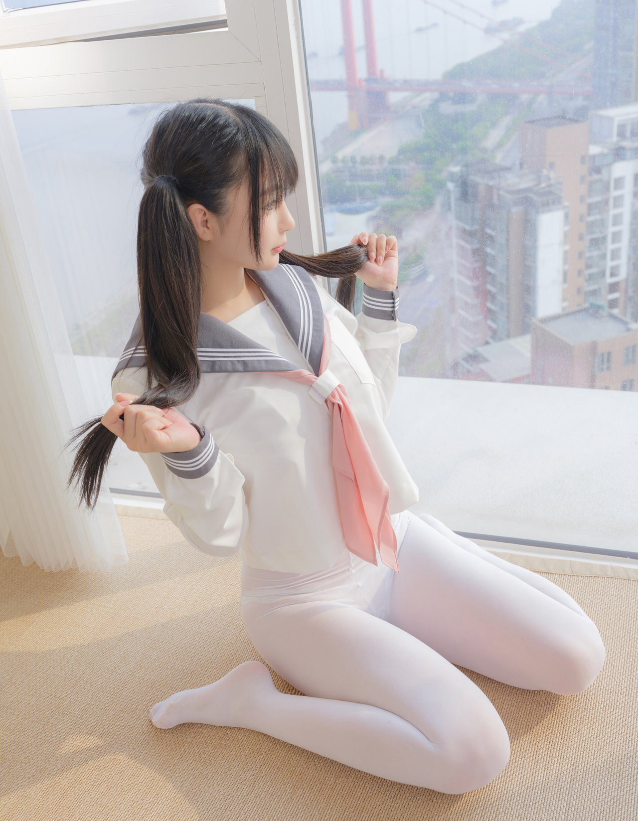 桜井宁宁性感白丝纯欲JK性感大尺度超污套图写真