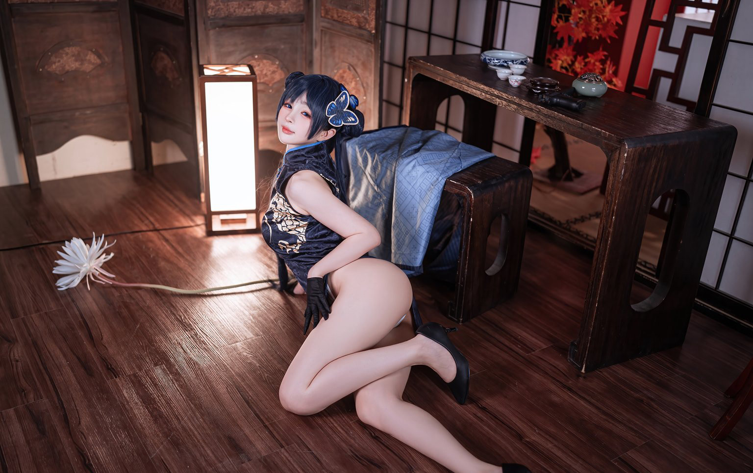 桜井宁宁大尺度cosplay性感旗袍性感曲线美臀