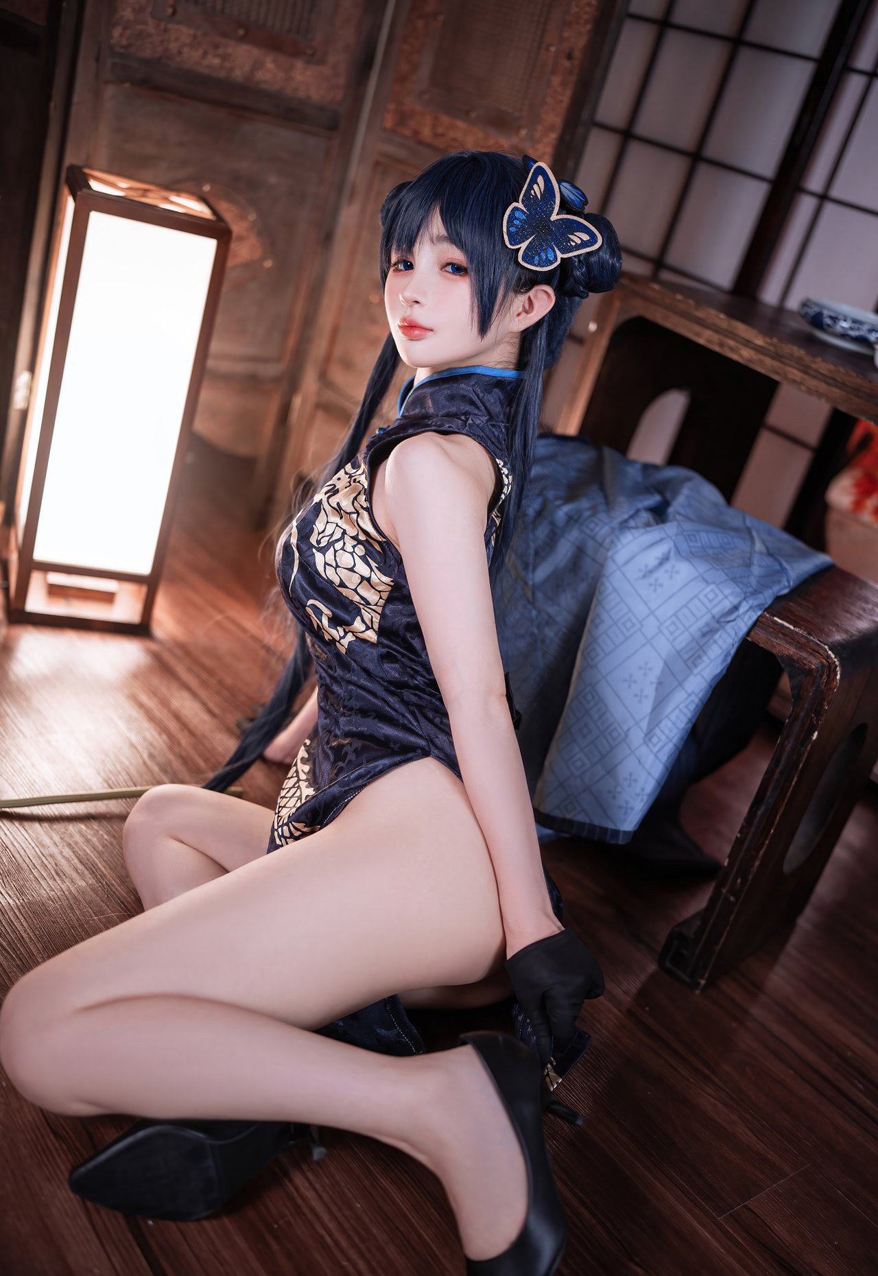 桜井宁宁大尺度cosplay性感旗袍性感曲线美臀