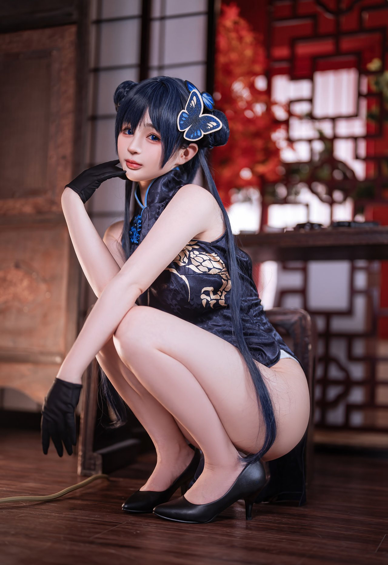 桜井宁宁大尺度cosplay性感旗袍性感曲线美臀