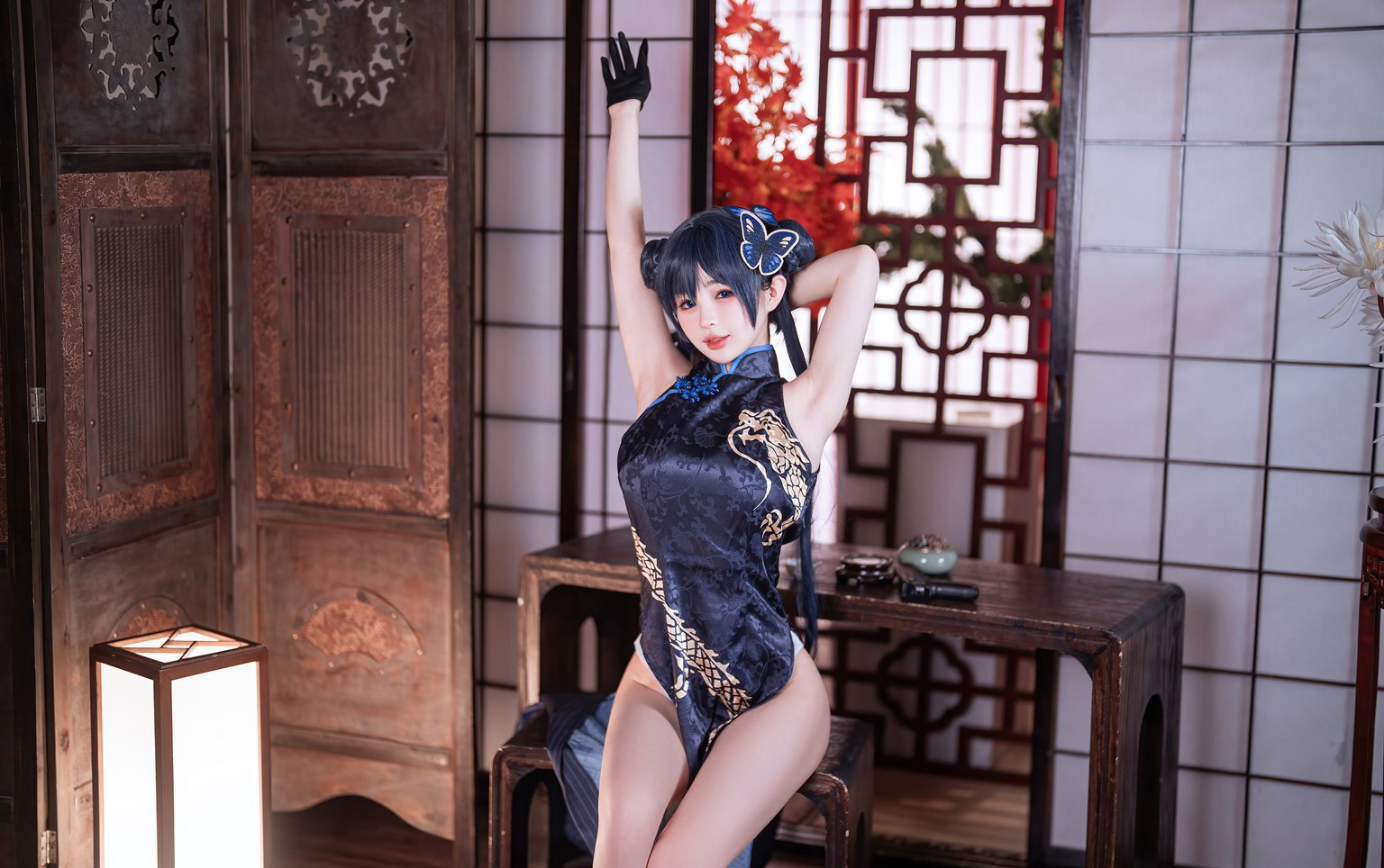 桜井宁宁大尺度cosplay性感旗袍性感曲线美臀