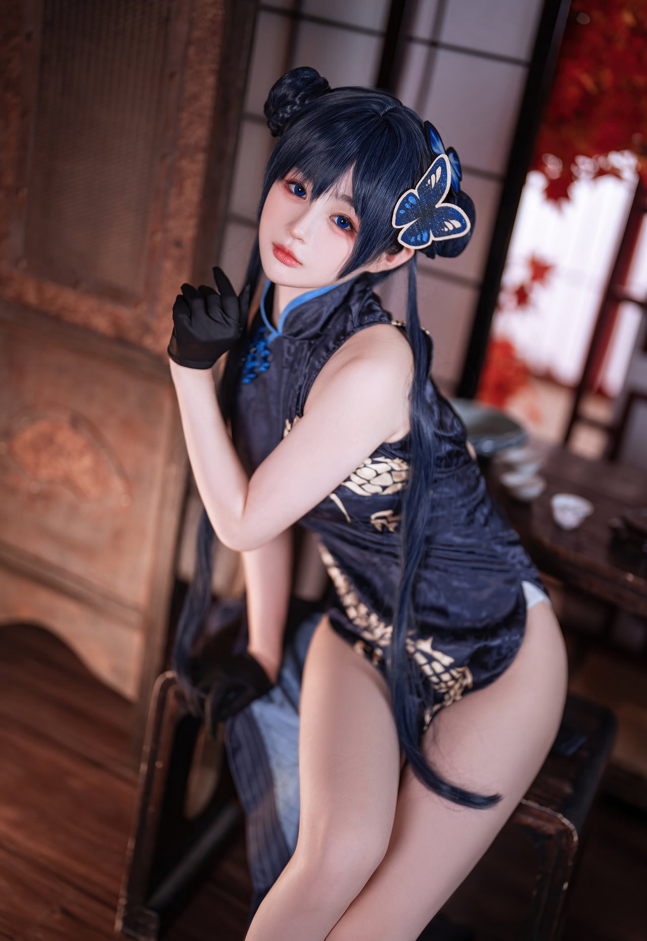 桜井宁宁大尺度cosplay性感旗袍性感曲线美臀