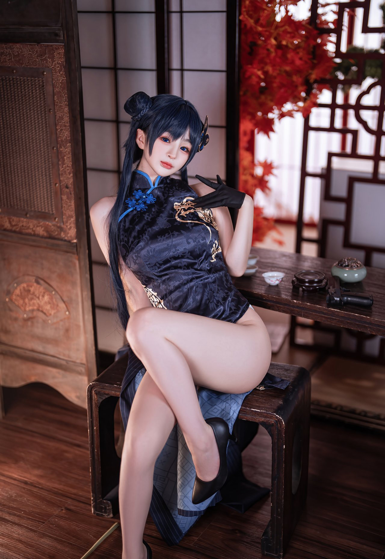 桜井宁宁大尺度cosplay性感旗袍性感曲线美臀