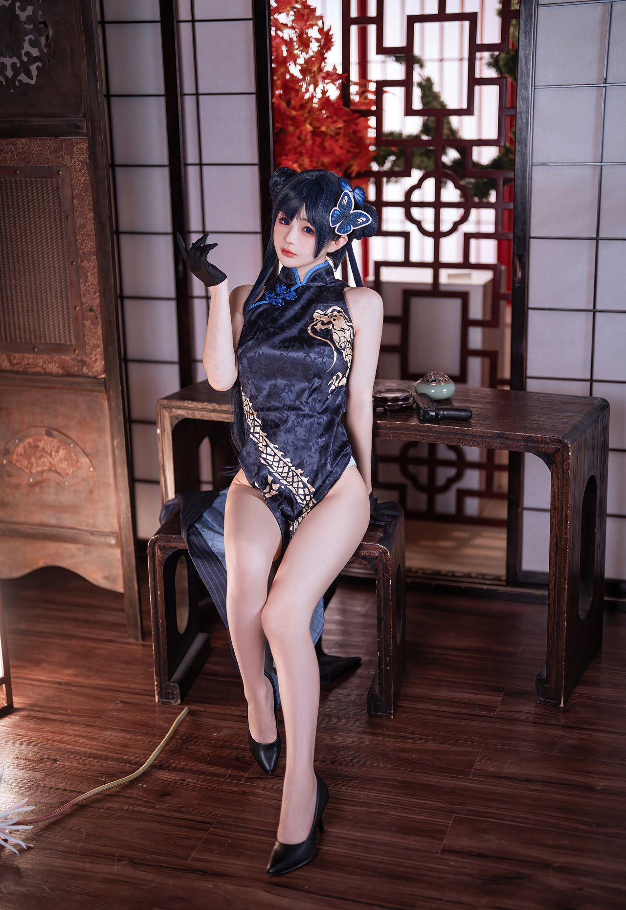 桜井宁宁大尺度cosplay性感旗袍性感曲线美臀