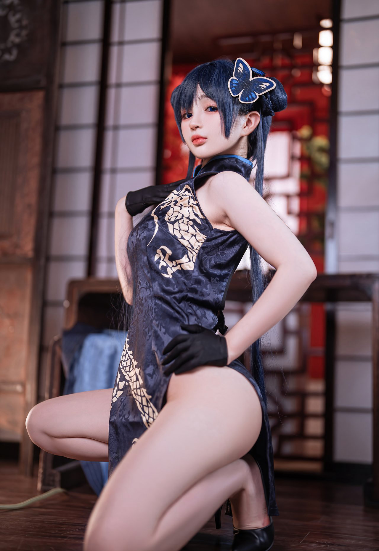 桜井宁宁大尺度cosplay性感旗袍性感曲线美臀