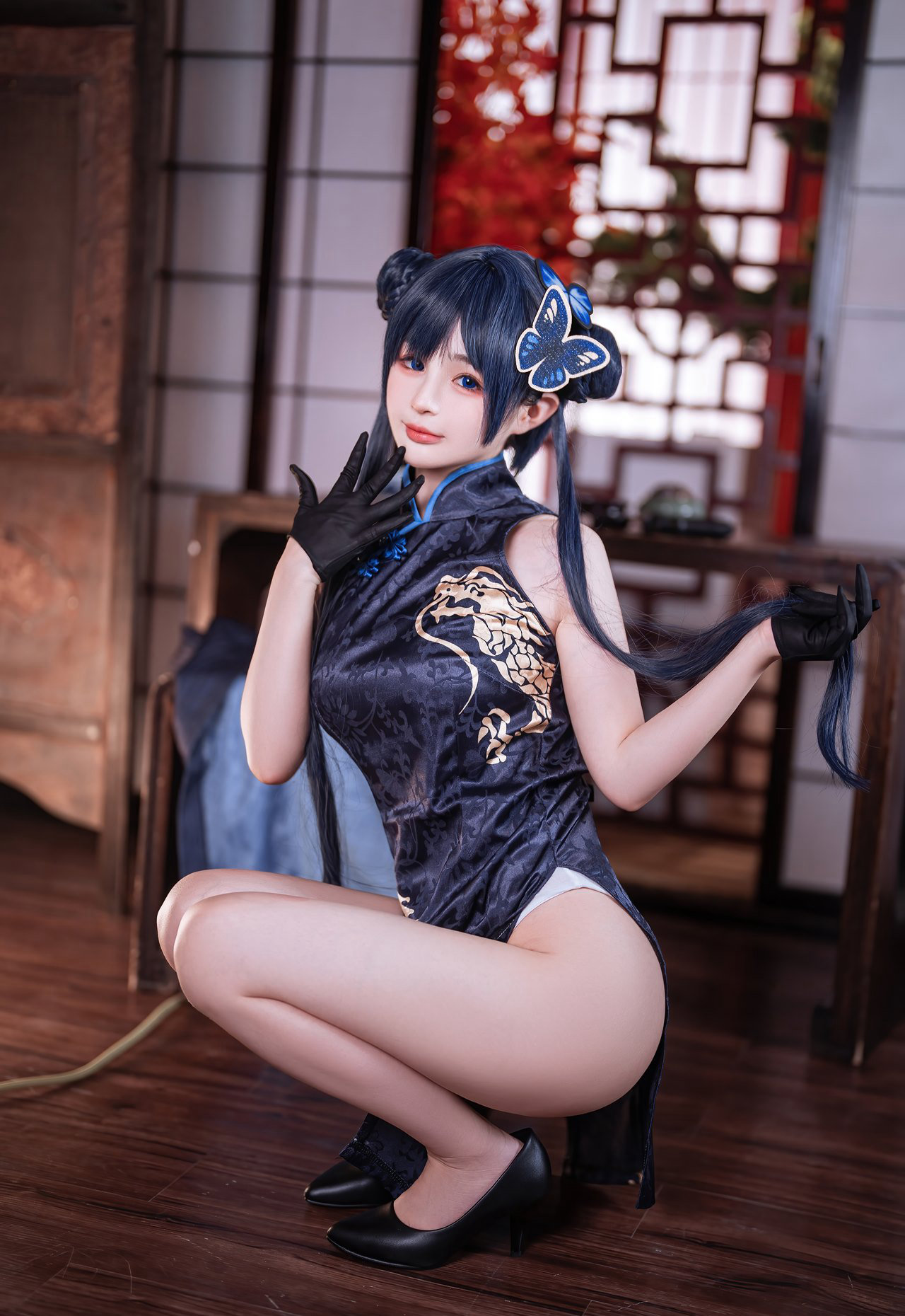 桜井宁宁大尺度cosplay性感旗袍性感曲线美臀