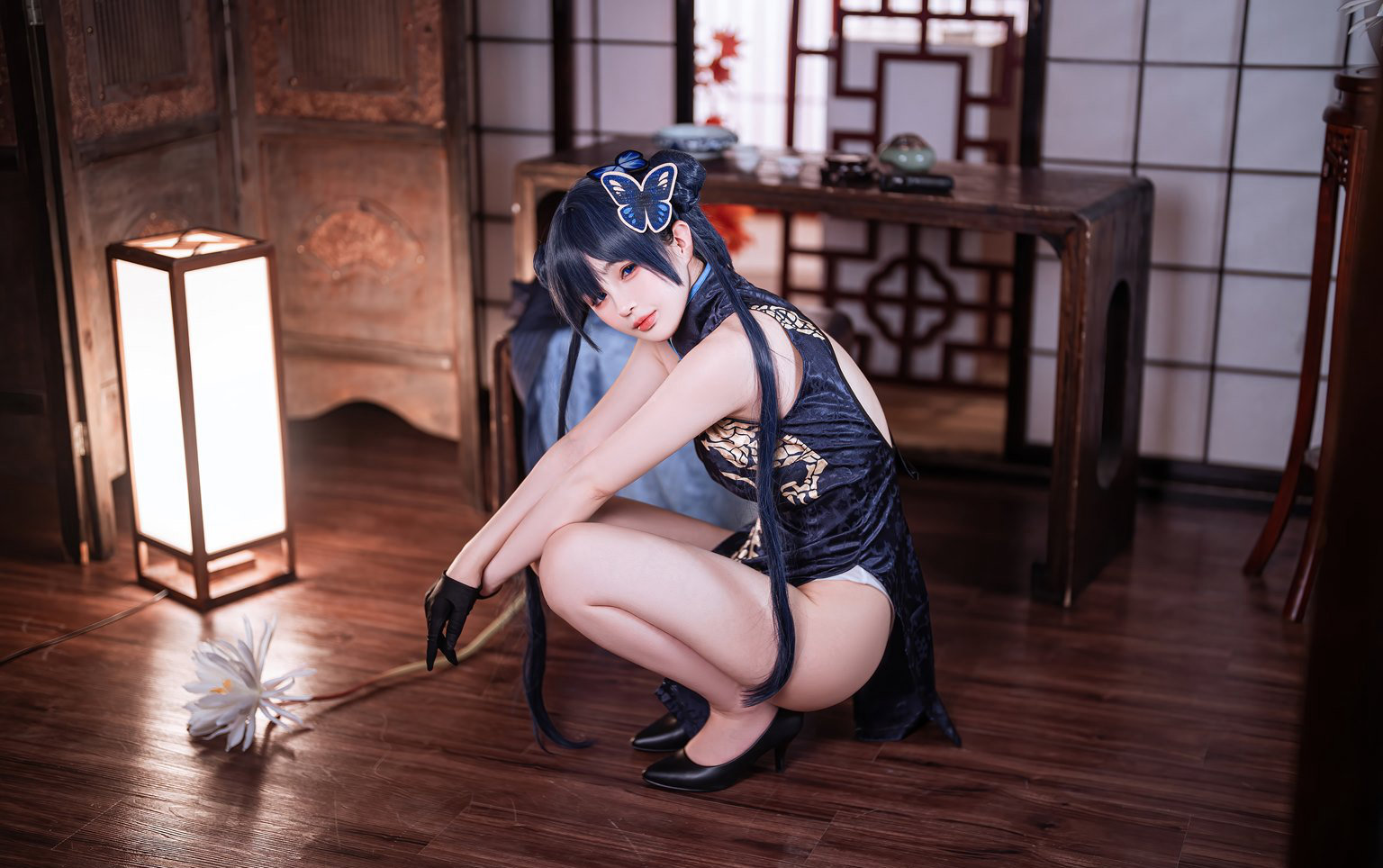 桜井宁宁大尺度cosplay性感旗袍性感曲线美臀