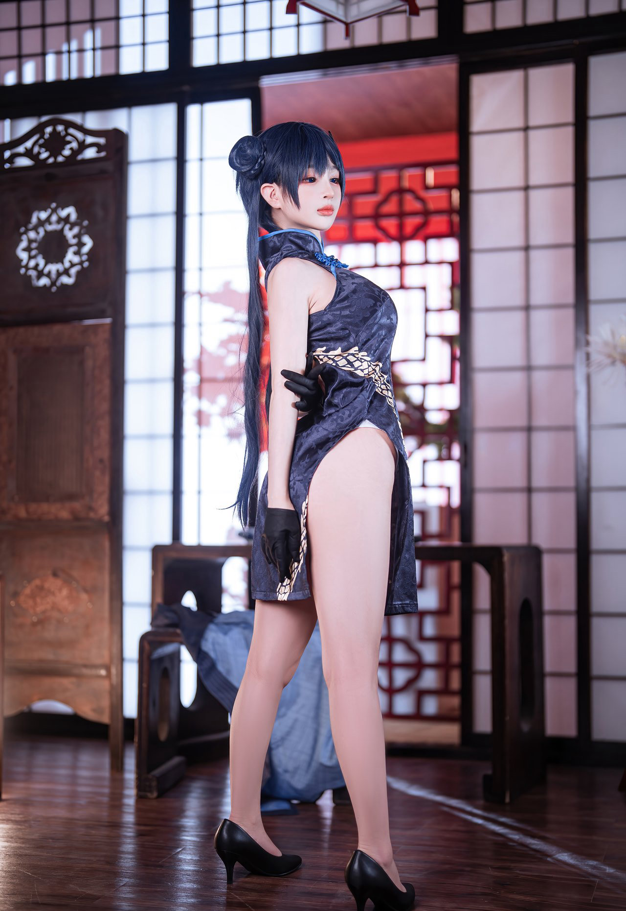 桜井宁宁大尺度cosplay性感旗袍性感曲线美臀