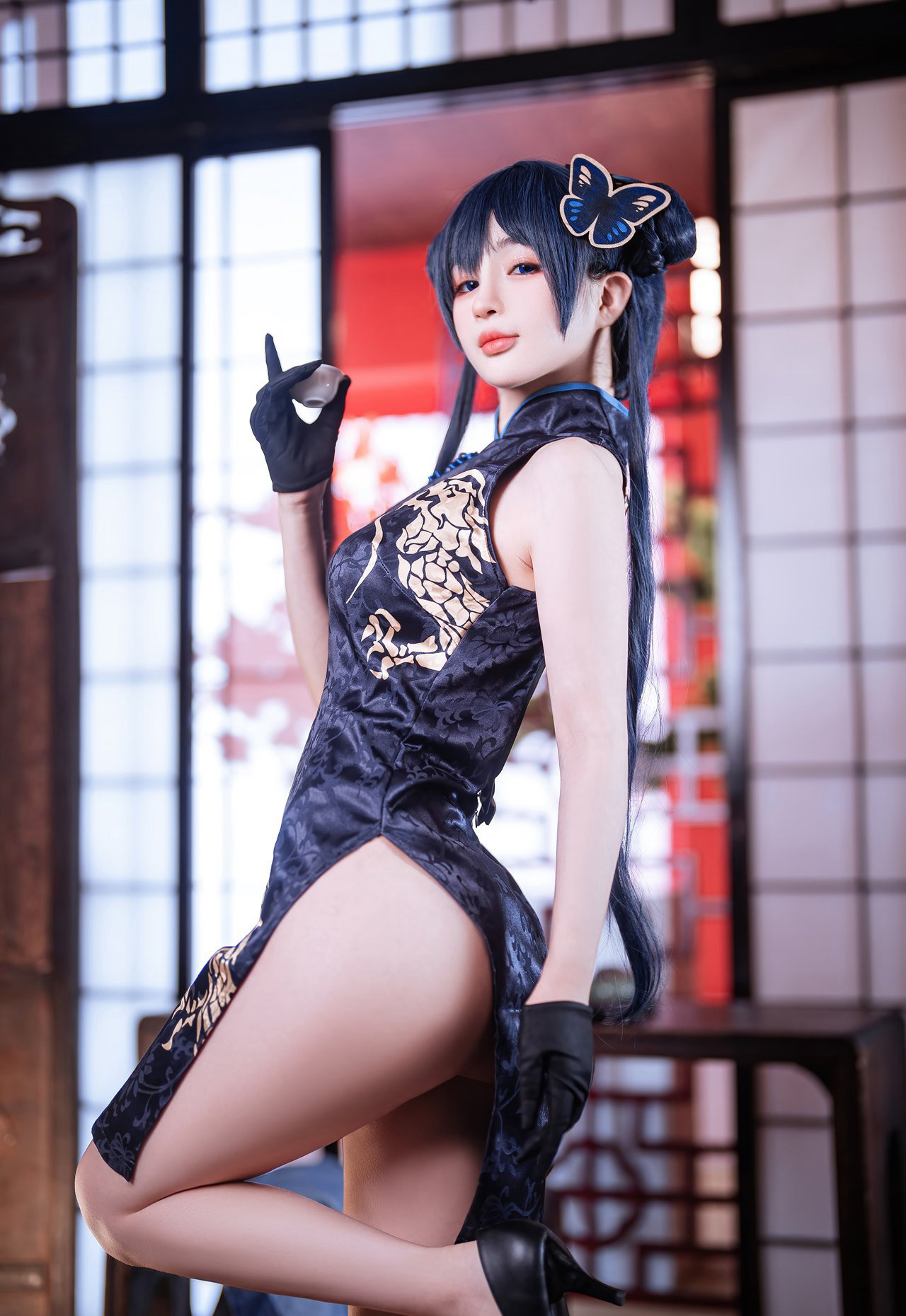 桜井宁宁大尺度cosplay性感旗袍性感曲线美臀