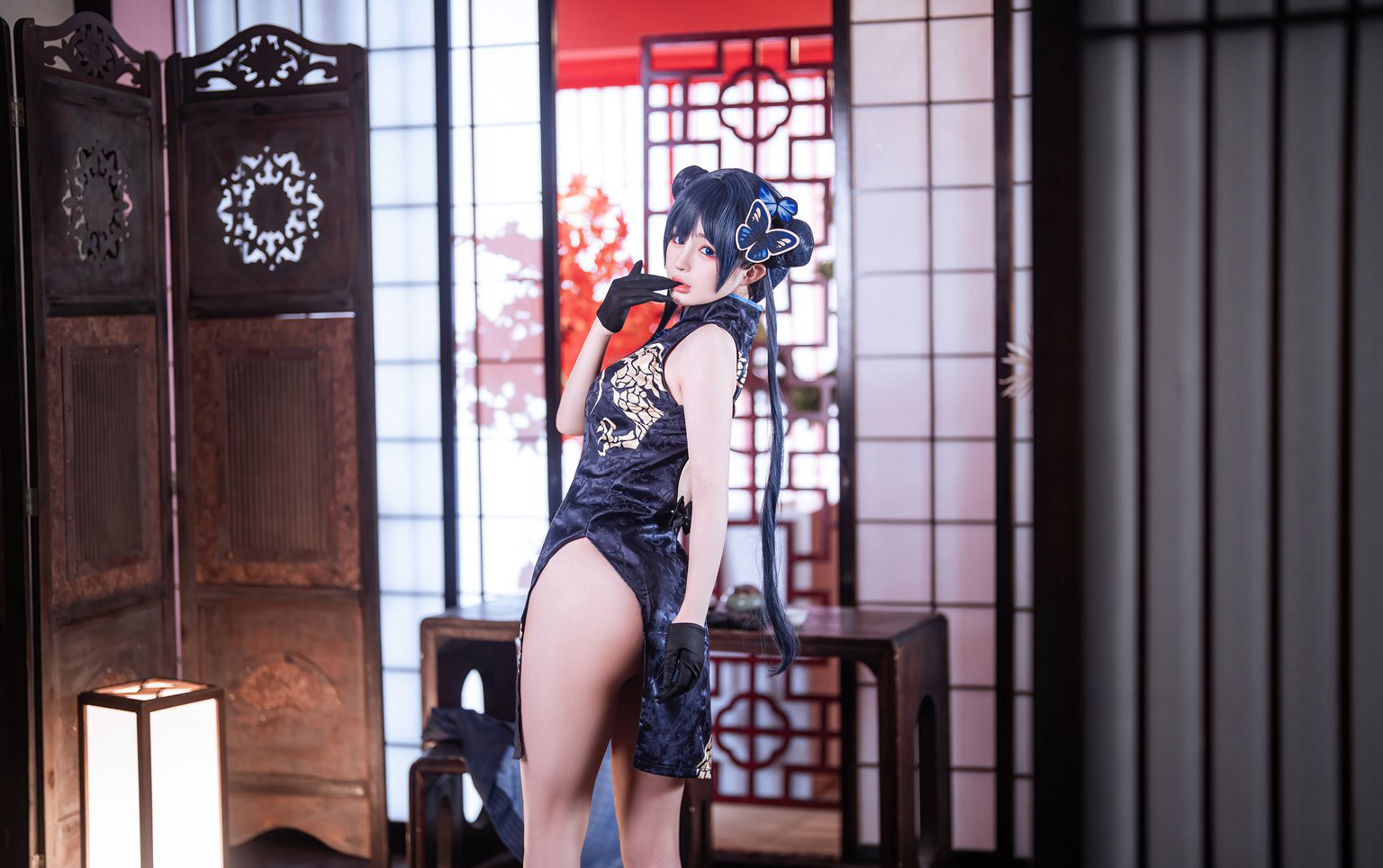 桜井宁宁大尺度cosplay性感旗袍性感曲线美臀