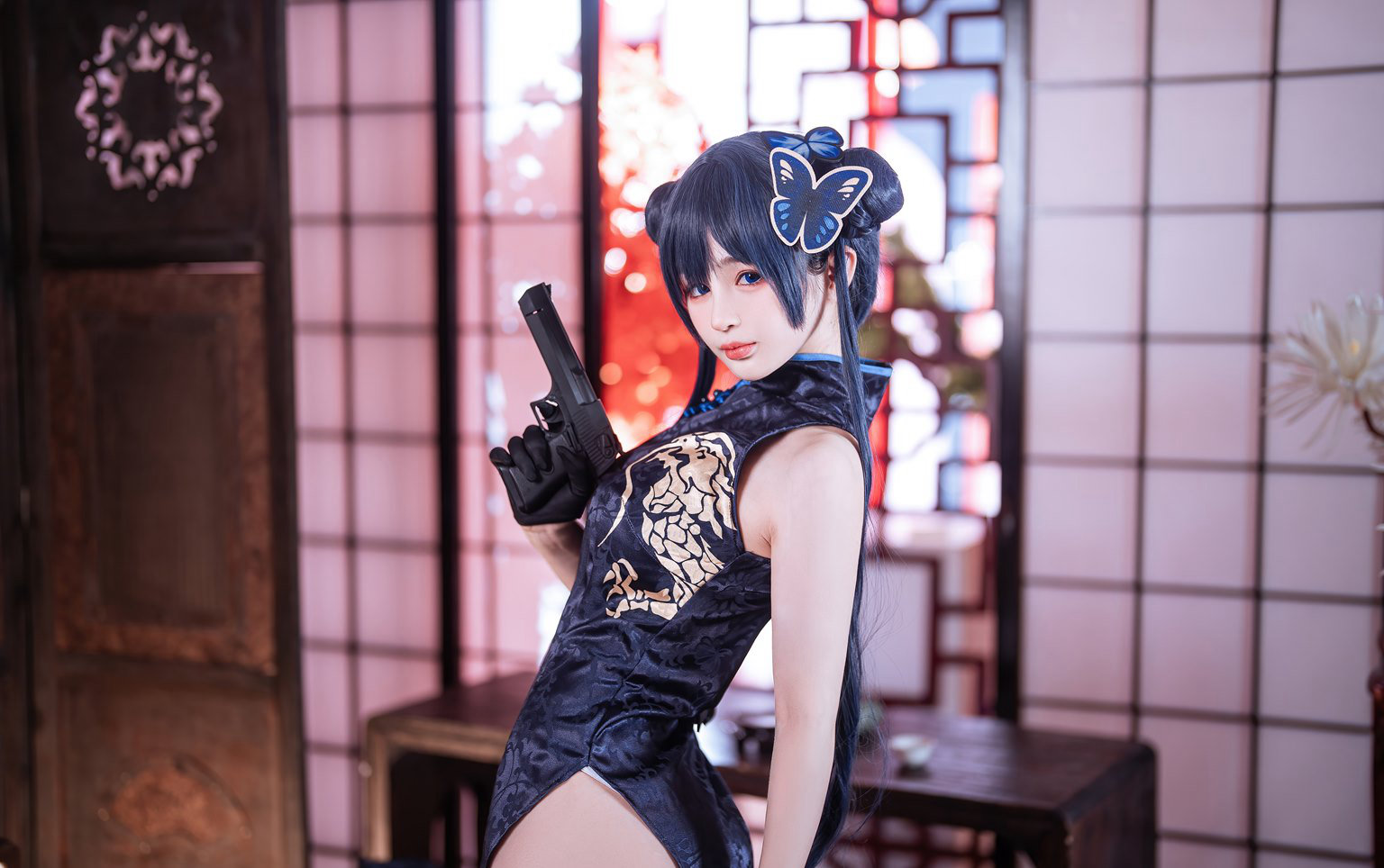 桜井宁宁大尺度cosplay性感旗袍性感曲线美臀