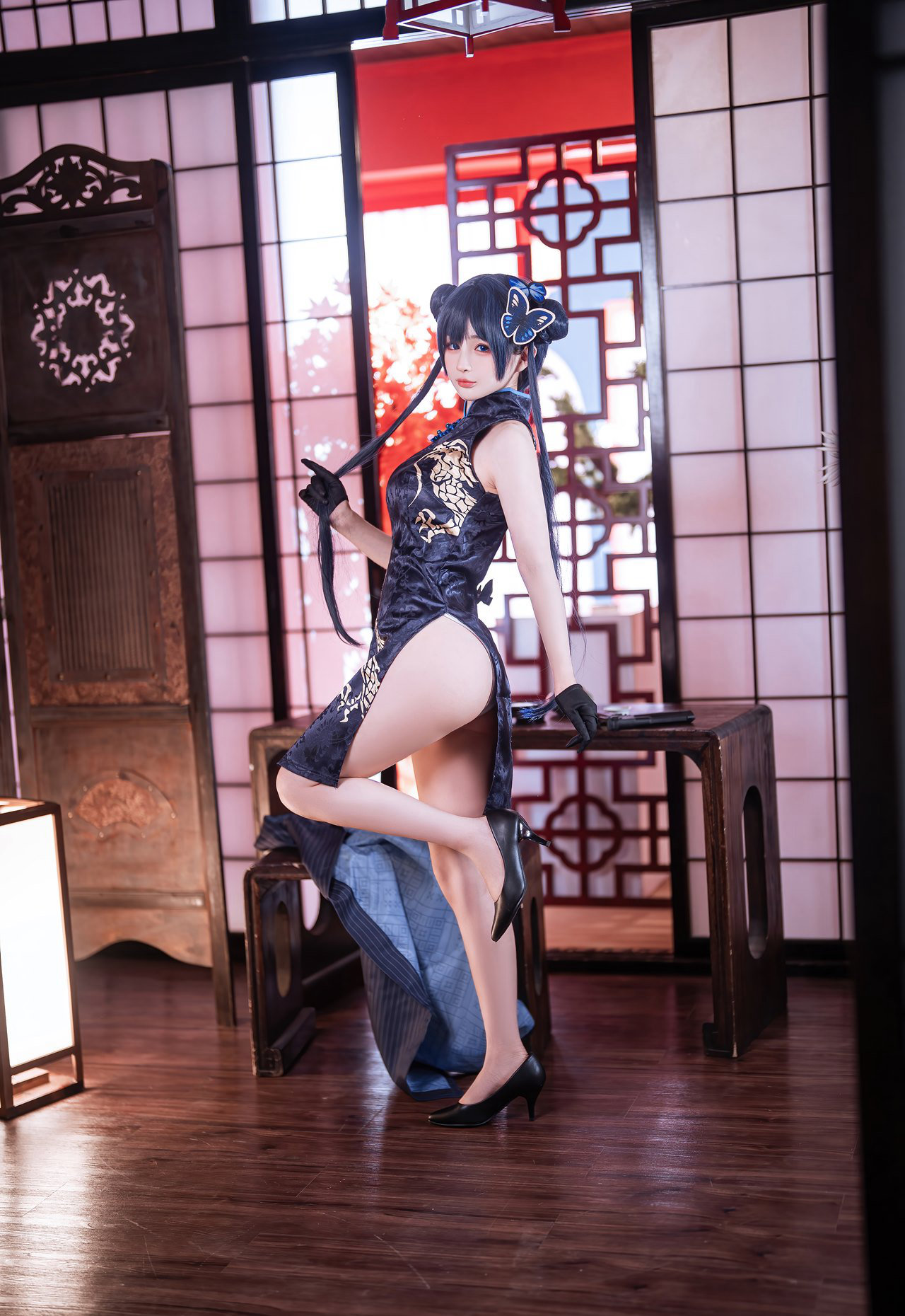 桜井宁宁大尺度cosplay性感旗袍性感曲线美臀