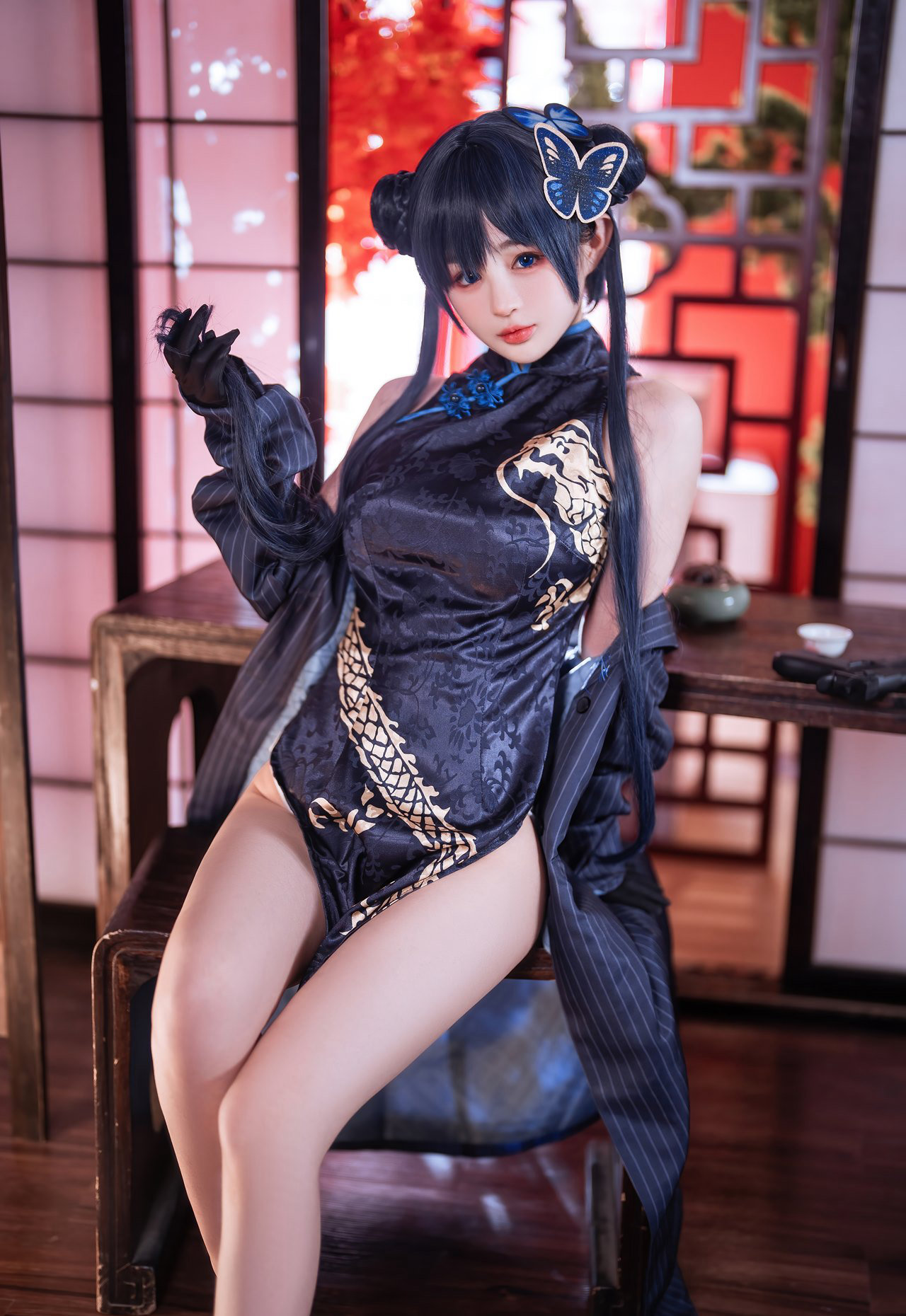 桜井宁宁大尺度cosplay性感旗袍性感曲线美臀