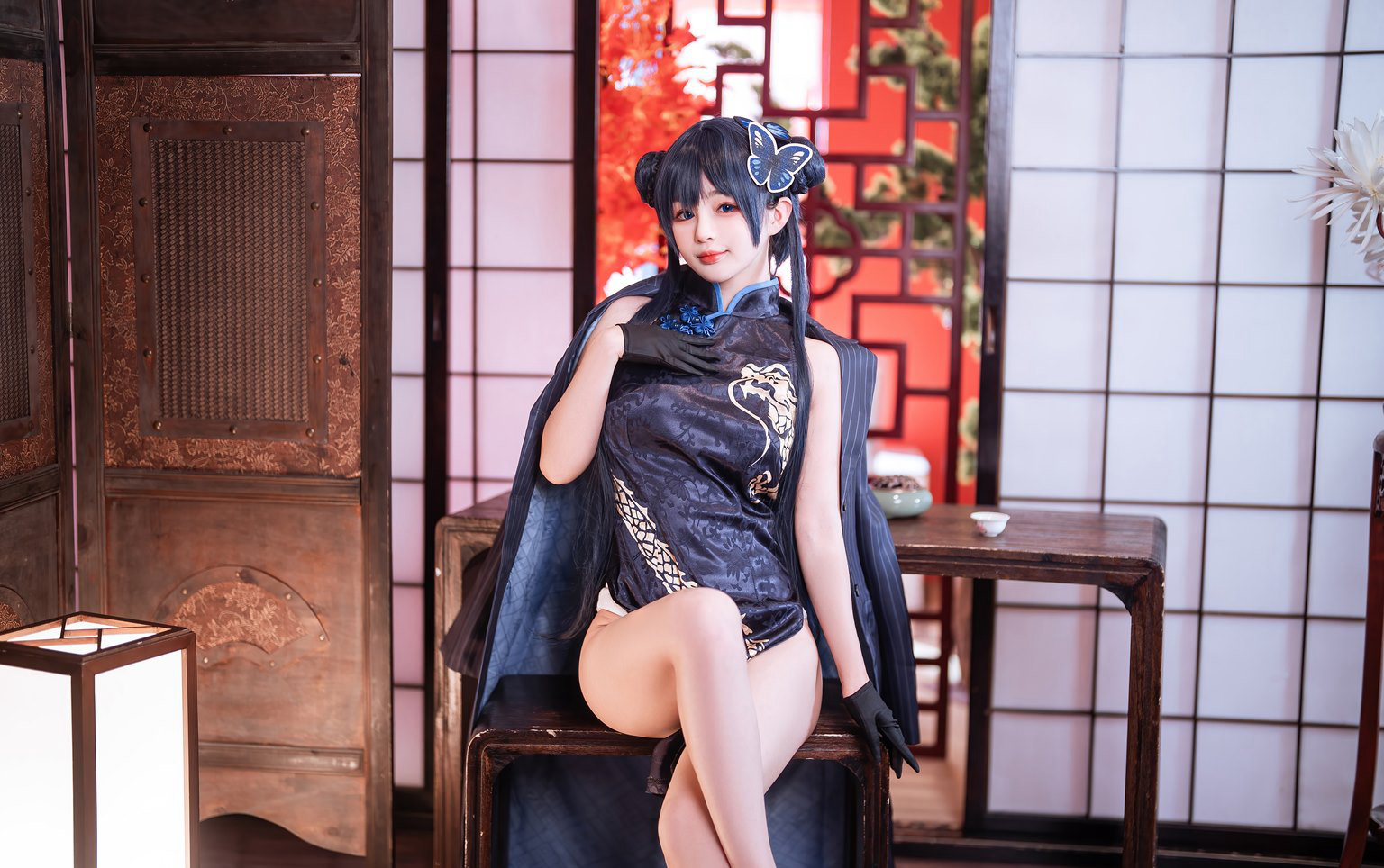 桜井宁宁大尺度cosplay性感旗袍性感曲线美臀