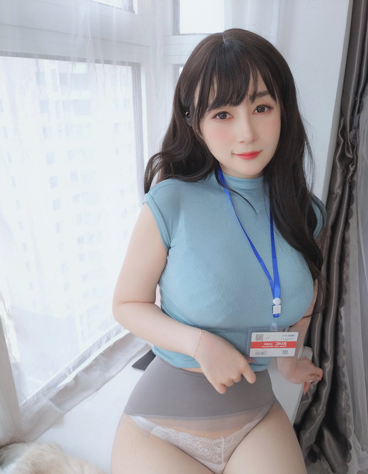 白银81极品白丝性感微胖美臀丁字裤妹子cosplay高清套图