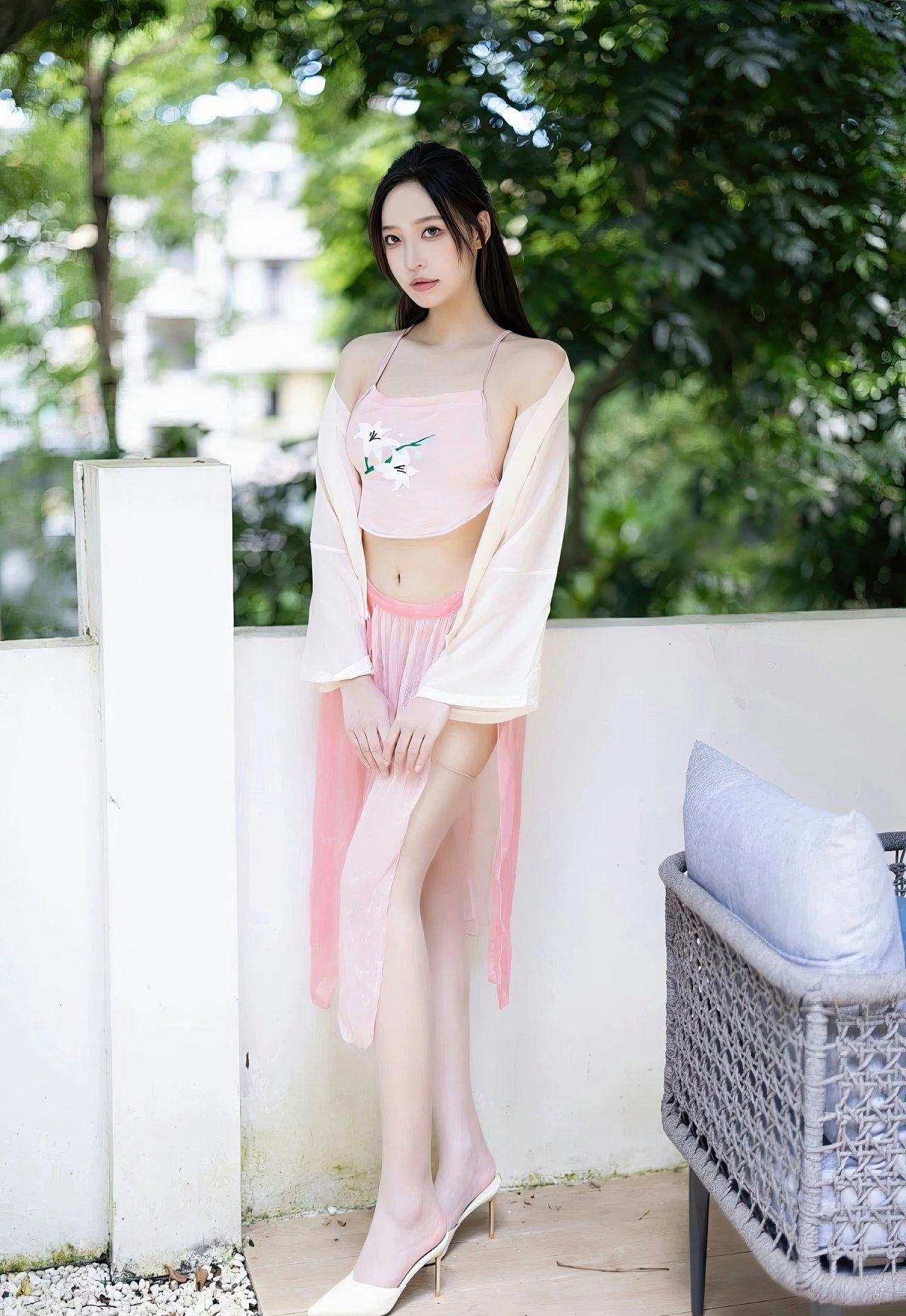 绝美性感旗袍美女肉丝无内性感美腿玉足丰满美臀美女