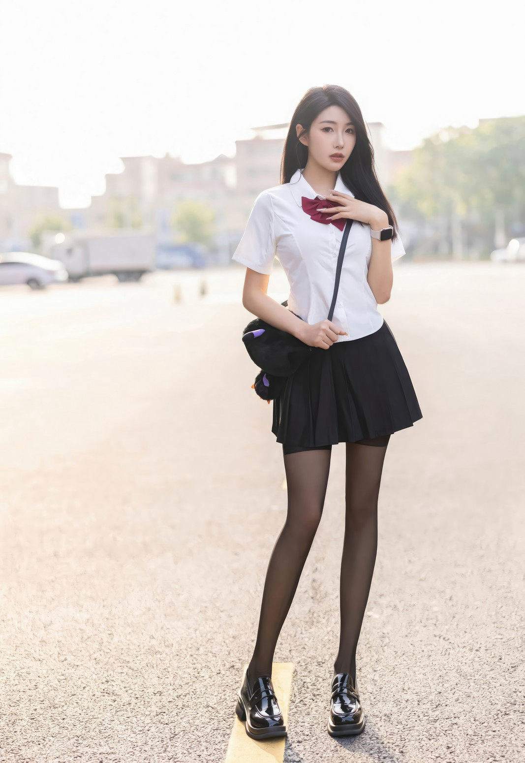 苏苏阿性感黑丝丁字裤美臀诱惑美腿美女套图写真